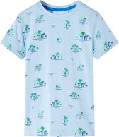 vidaXL-Kindershirt-met-palmbomenprint-92-lichtblauw