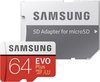 Samsung Evo 64GB Micro SDXC class 10 - met adapter