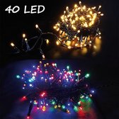 Éclairage de Noël LED WW+RGB - 8.9m - 40 LEDs - App - IP44