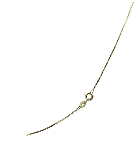 ketting - venetiaans - geel goud - 42 cm - 1.7 gram - 0.7 mm breed - 14 karaat - verlinden juwelier