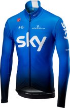 Castelli Fietsshirt lange mouwen Heren Blauw  - CA SKY Long Sleeve Thermal Jersey-Ocean Rescue - S