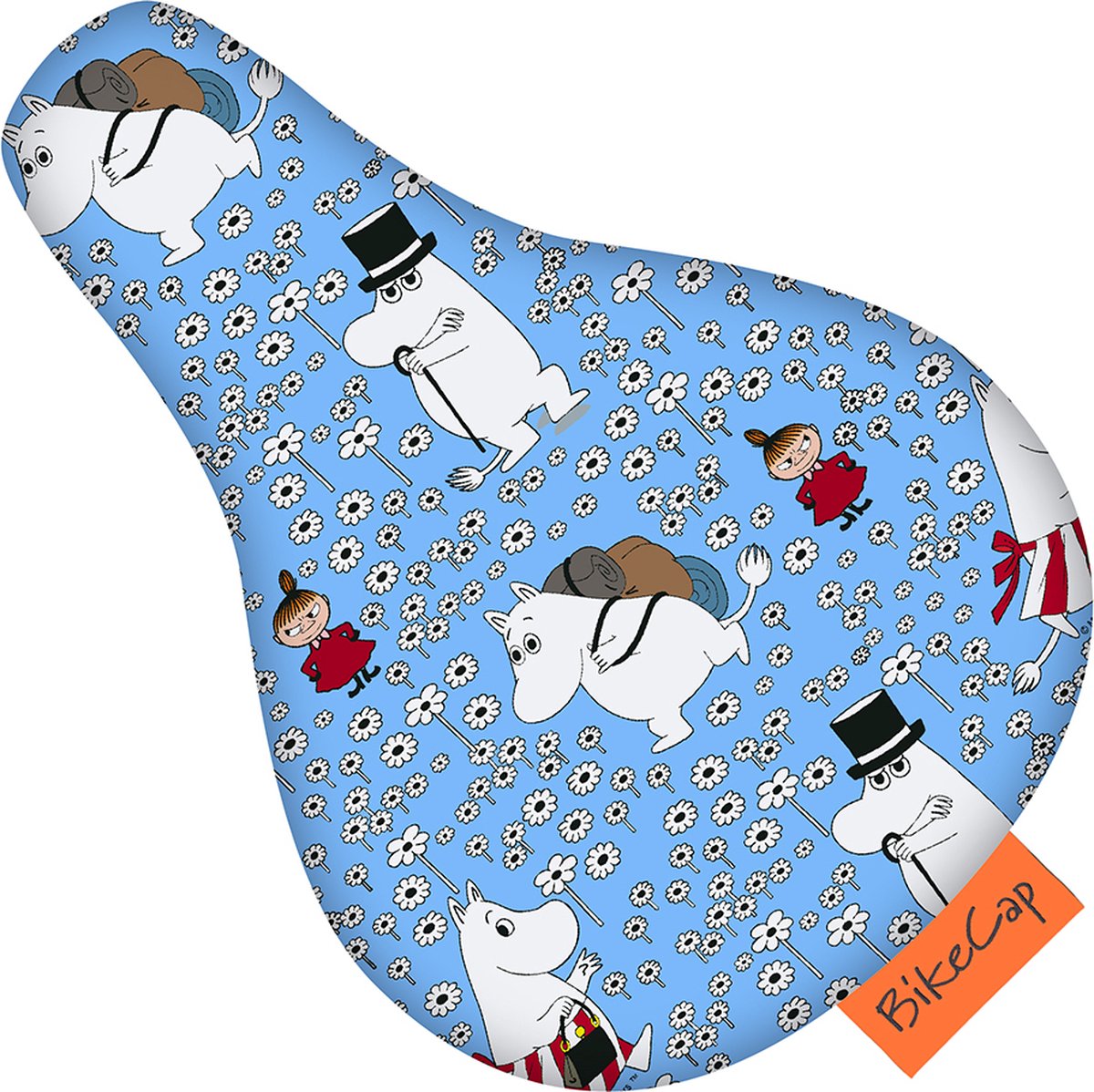 BikeCap Zadelhoesje Kids Moomin Pretty Blue | Fietszadelhoes - Fietszadeldek - Stof en waterafstotend