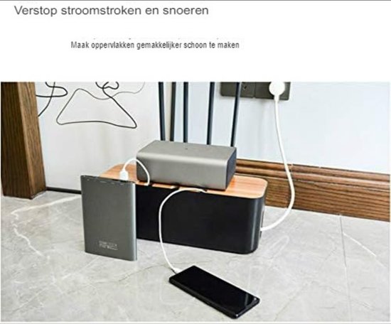 WiFi Router Opbergdoos Wandmontage Houten Router Plank Organizer