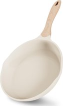 Bol.com Koekenpan 20 cm pan met antiaanbaklaag geschikt voor inductie granieten pan kookgerei omeletpan met roestvrijstalen hand... aanbieding