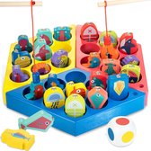 LinStyle Montessori Jouets en bois pour enfants, Jeu de pêche, speelgoed à  partir de 2