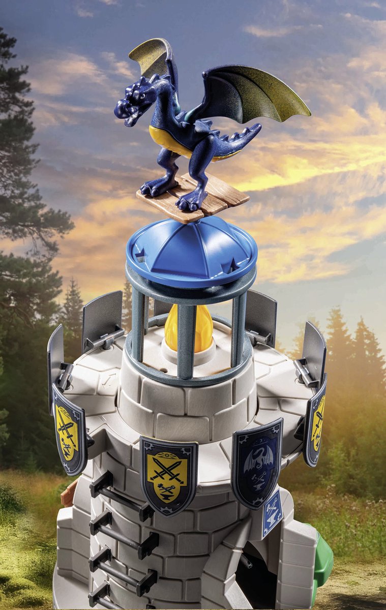 PLAYMOBIL Novelmore Riddertoren met smid en draak - 71483 — afbeelding 5