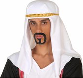 Atosa Carnaval verkleed hoed voor een Arabier/Sjeik - hoofddoek wit - heren