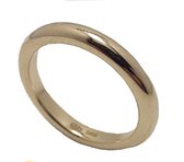 Ring - 14 krt geel goud - aanschuifring - trouwring - maat 17.5 - Verlinden juwelier