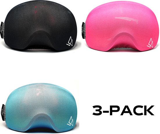 Goggle Protect 3-PACK Skibril - Hoes - Cover - Beschermhoes - Goggle - Bril - Ski - Snowboard