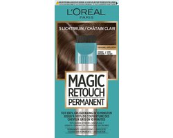 L’Oréal Paris Magic Retouch Permanent 5 - Lichtbruin - Permanente Haarkleuring