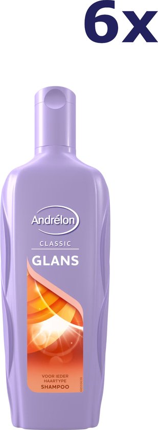 Andrélon Glans Shampoo - 6 x 300 ml - Voordeelverpakking - Andrélon