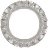 Wovar Rondelle de blocage de dent en acier inoxydable M10 | Carton de 100 pièces
