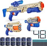speelgoed pistool-Gemotoriseerde Rage Fire Blaster - Inclusief (48 Darts, 6 Blikken) - Speelgoed 8 jaar - Speelgoed 9 jaar