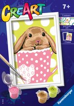 Ravensburger CreArt Bunny Cup - Schilderen op nummer voor kinderen