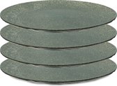 Assiette ronde, 26 cm, Set de 4, Bio, Grijs cendre - Koziol | Plaque de club