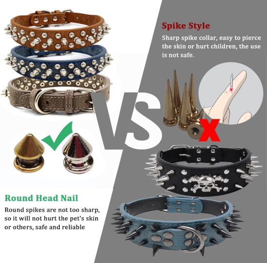 Buffelleer Halsband Honden Hondenhalsband Met Naam Van De Hond - Leder - Rood - Maat 50 Cm Handgemaakte Leren Halsband