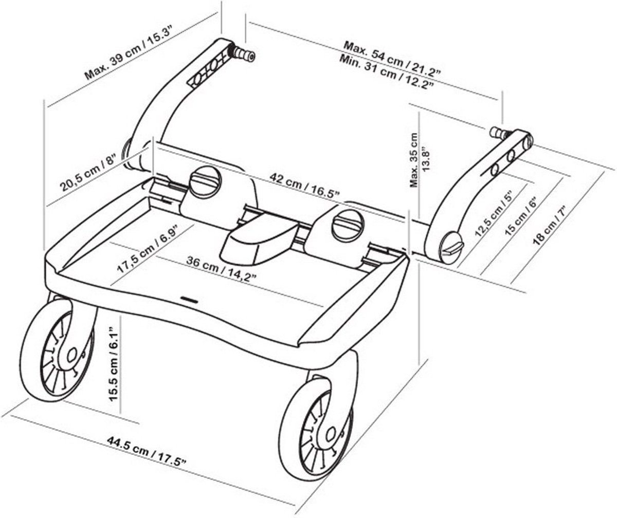 2 in 1 sales buggy board