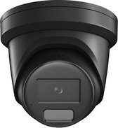 Hikvision DS-2CD2347G2H-LIU(2,8 mm) BLACK 4 MP Lumière hybride Smart noire avec caméra réseau à tourelle fixe ColorVu