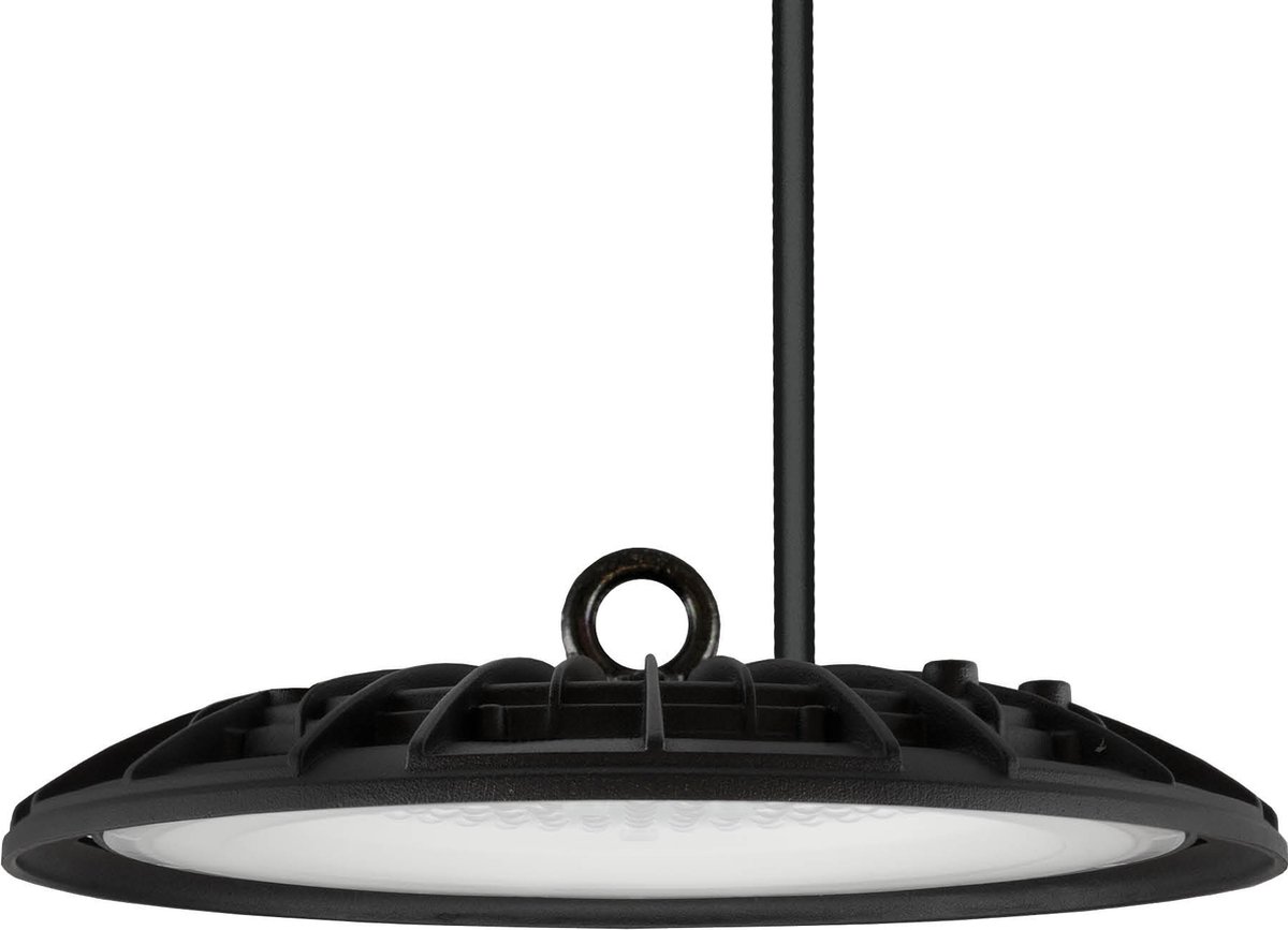 LEDVION UFO LED High bay 120° 100W 115 lm/W 3000K IP65 Zwart
