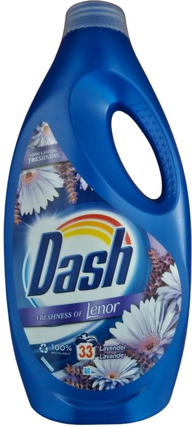 Dash Lessive Liquide Lavande 33 lavages - 1650 ml