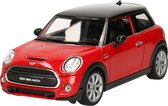 Welly modelauto/speelgoedauto Mini Cooper S - rood - schaal 1:24/16 x 7 x 7 cm