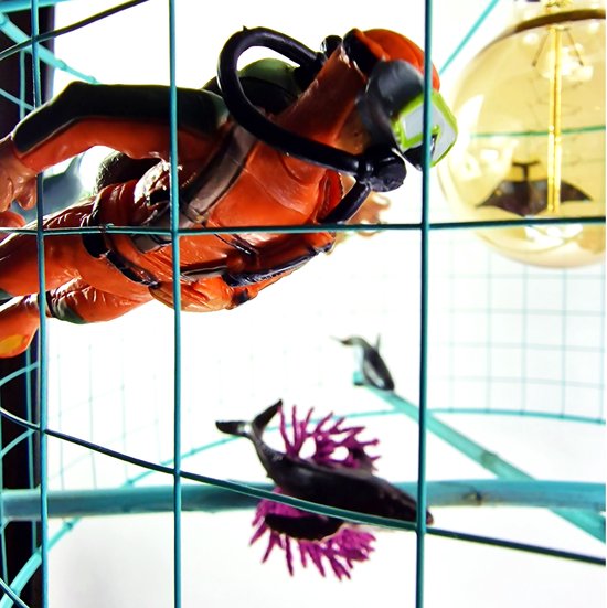 DALBER Kinderkamer hanglamp Little Shark plafondlamp