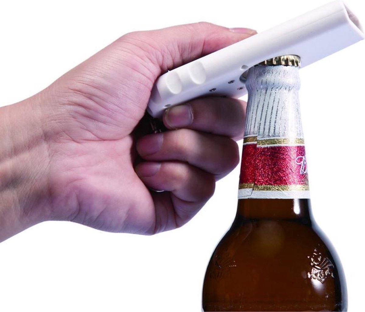 Jumada's Bierdopjes schieter - Bieropener - Wit