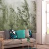 Fotobehangkoning - Behang - Vliesbehang - Fotobehang Hoge Grassen - Groen - Weide - Veld - 400 x 280 cm