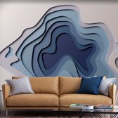 Fotobehangkoning - Behang - Vliesbehang - Fotobehang - Time Layers - 150 x 105 cm