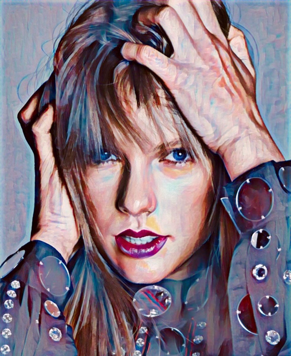 Passion For Art Taylor Swift 2 - Poster - 40 x 50 cm Paars