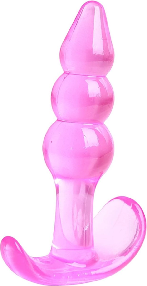Goedkoopste Buttplug I Anaal Plug I Butt Plug I Ribbel Buttplug I Voor Hem Of Haar I 10 CM Inbrenglengte I Siliconen I Roze