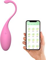 Playbird® - Vibrerend Ei met APP - bekkenbodemtrainer - vaginale balletjes - lichtroze