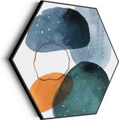 Akoestisch Schilderij Scandinavisch Kleurrijk Hexagon Basic M (60 X 52 CM) - Akoestisch paneel - Akoestische Panelen - Akoestische wanddecoratie - Akoestisch wandpaneelKatoen M (60 X 52 CM)