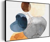 Akoestisch Schilderij Abstract Pattern Rechthoek Horizontaal Pro XL (120 x 86 CM) - Akoestisch paneel - Akoestische Panelen - Akoestische wanddecoratie - Akoestisch wandpaneelKatoen XL (120 x 86 CM)