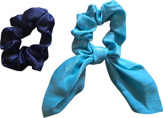 TWOA Scrunchie Set Van 12 Scrunchie Elastiek Met Strik Kort Lint twoa-scrunchie-set-van-12-scrunchie-elastiek-met-strik-kort-lint