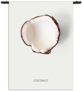 Velours Wandkleed Coconut Rechthoek Verticaal S (85 X 60 CM) - Wandkleden - Met roedes