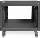 Rack AV 8U, 420 x 507 x 460 mm Trous filetés, roulettes, noir