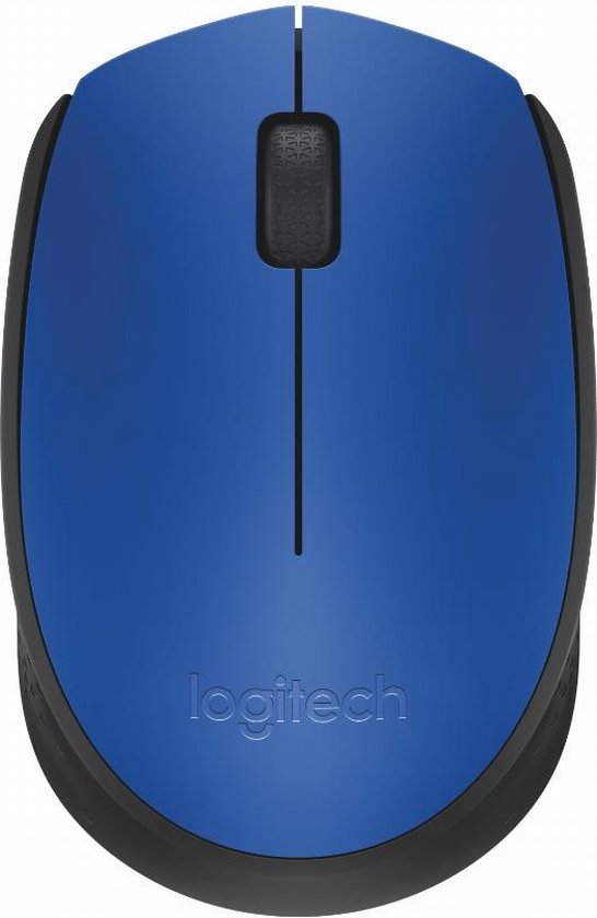 Logitech M171 - Draadloze Muis - Geschikt voor PC/Mac - Inclusief USB Mini Receiver - Blauw