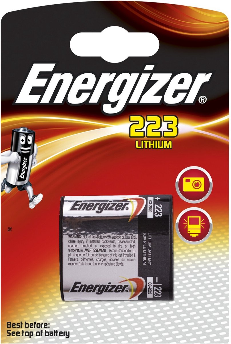 Energizer Lithium Batterij CR-P2 6 V 1-Blister