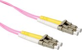 ACT 1,5 mètre LSZH Multimode 50/125 OM4 câble de raccordement fibre duplex avec connecteurs LC RL9751