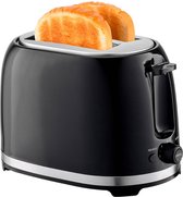 Fuegobird Broodrooster met 2 Sandwich Toasters - 7 Warmtestanden - Broodrooster - Opwarm- en Ontdooifuncties - Zwart