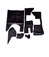 Leren vloermat DAF XG XG+ XF NG 2021- pneumatische passagiersstoel zwart voor vrachtwagen