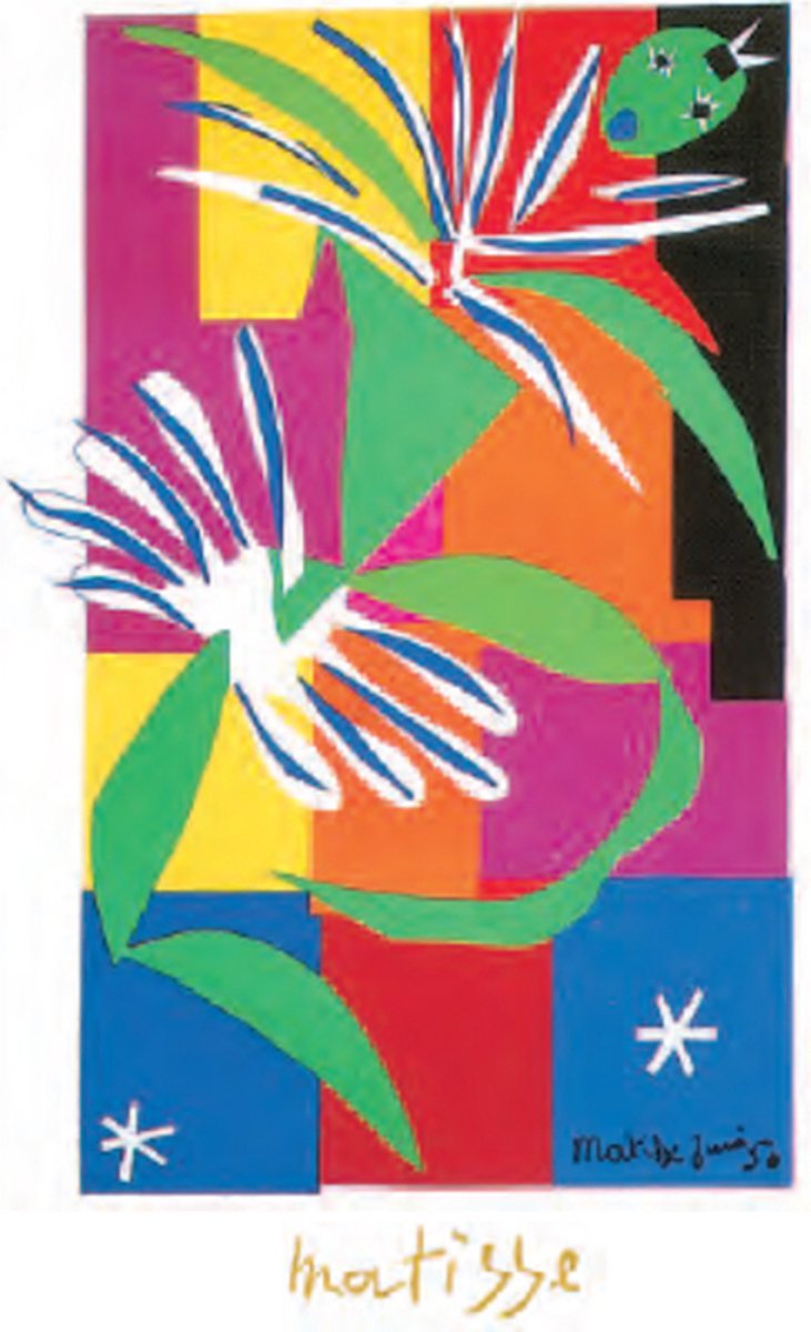 Catch Projecten Henri Matisse - De Creoolse danseres - Kunstposter - 40x50 cm Multicolor