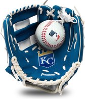 Franklin 9,5 Inch Youth MLB Glove and Ball Set Team Royals