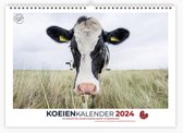 Koeien Kalender 2024 XXL extra groot A3formaat wandkalender NU met 2e kalender A4 formaat gratis