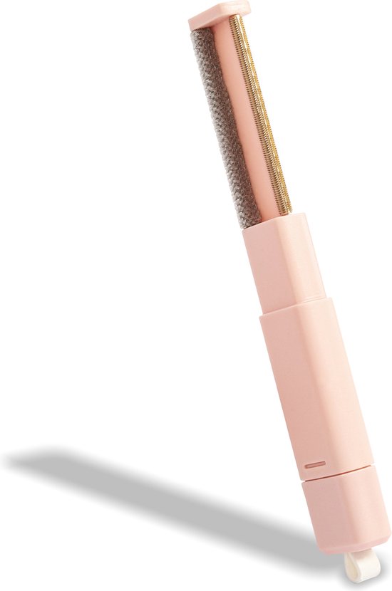 Kattenhelden Pluizen- & Pillenverwijderaar - Compacte Kledingborstel voor Trui, Jas en Dekens - Verwijdert Pluis, Pillen en Katten- & Hondenhaar – Roze