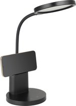 EGLO Brolini - tafellamp/bureaulamp - draadloos - inclusief LED - TOUCH - dimbaar - Zwart