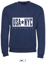 Sweatshirt 359-11 USA-NYC - Navy, 4xL