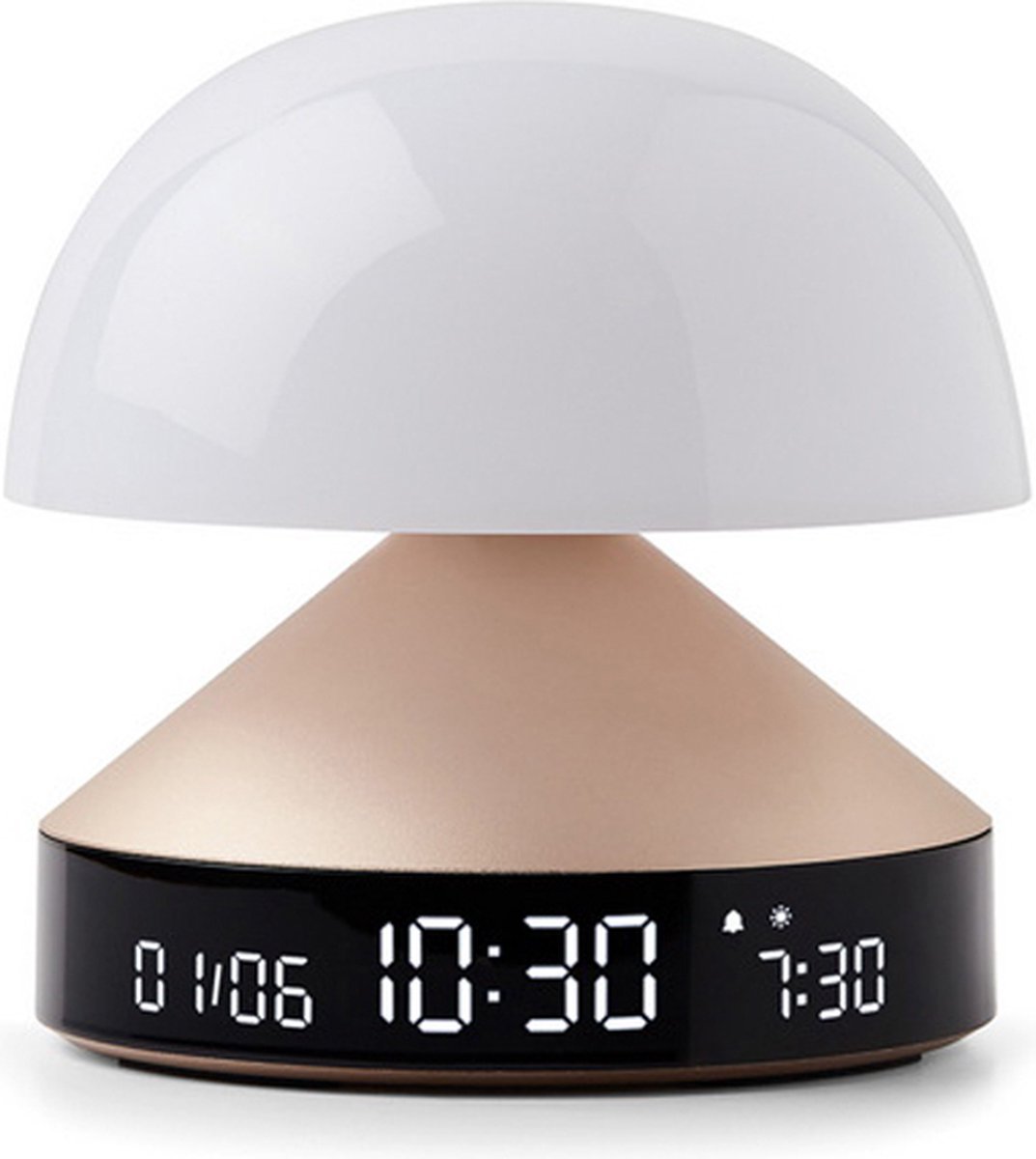 Lexon wekker Mina Sunrise soft gold -