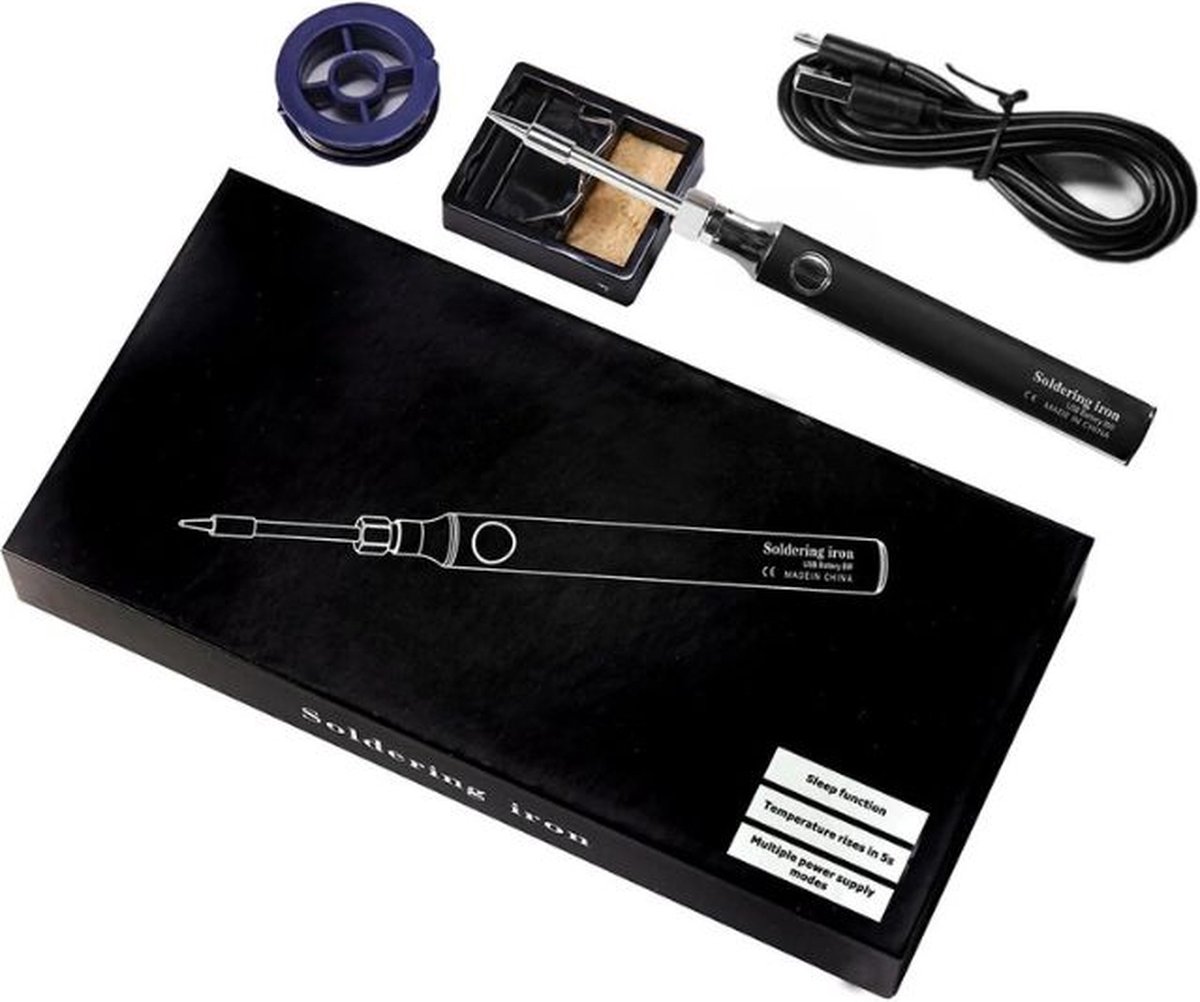 Fer à souder sans fil Usb Rechargeable fer à souder Mini batterie Portable  fer à souder avec outils de soudage Usb 